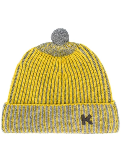 Shop Kenzo Men's Yellow Wool Hat