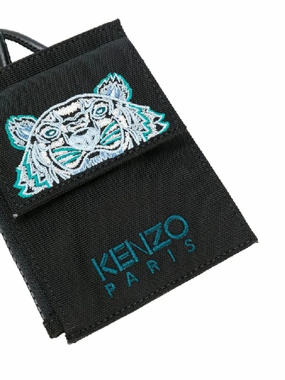 Shop Kenzo Men's Black Polyester Card Holder