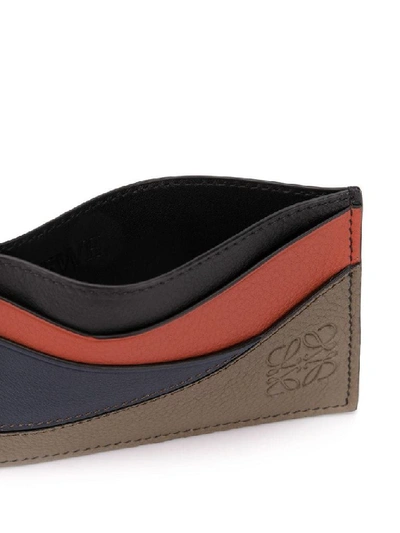 Shop Loewe Men's Multicolor Leather Card Holder