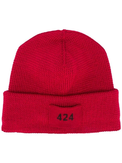 Shop 424 Men's Red Wool Hat