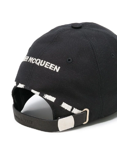 Shop Alexander Mcqueen Men's Black Cotton Hat