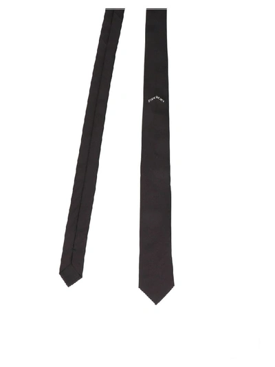 Shop Givenchy Men's Black Silk Tie