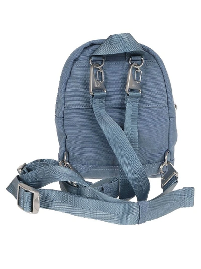 Shop Kenzo Men's Light Blue Polyester Backpack