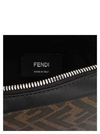 Shop Fendi Men's Multicolor Leather Messenger Bag