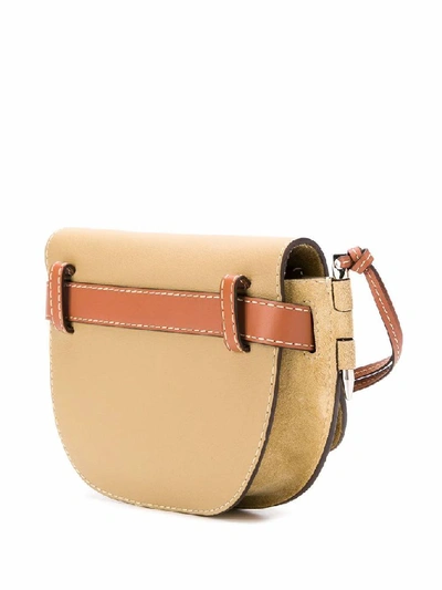 Shop Loewe Men's Beige Leather Belt Bag