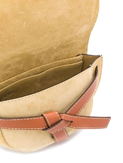 Shop Loewe Men's Beige Leather Belt Bag