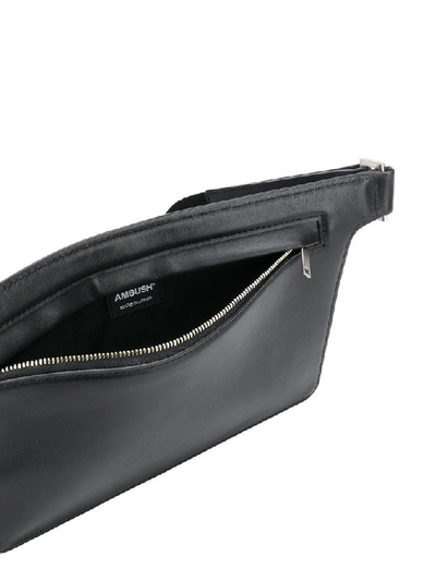 Shop Ambush ® Men's Black Leather Messenger Bag