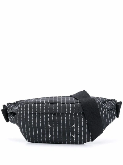 Shop Maison Margiela Men's Black Polyester Belt Bag