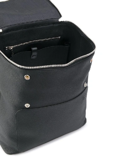 Shop Loewe Men's Black Leather Backpack