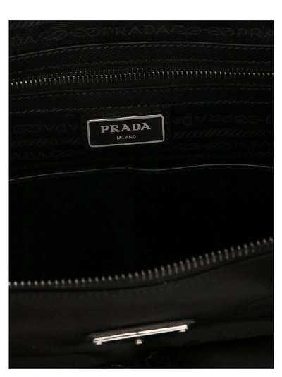 Shop Prada Men's Black Nylon Briefcase