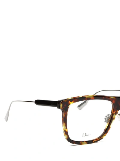 Shop Dior Women's Brown Metal Glasses