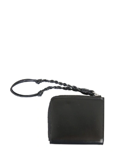 Shop Jil Sander Women's Black Leather Wallet