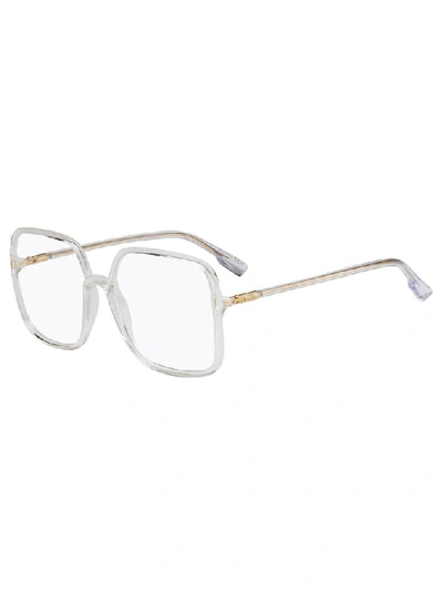 Shop Dior Women's Grey Metal Glasses