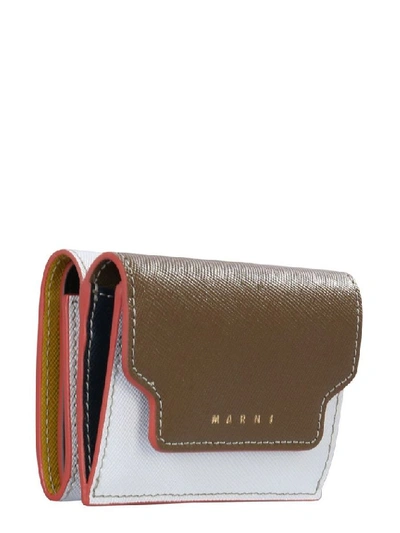 Shop Marni Women's Brown Leather Wallet