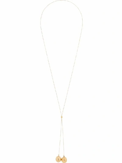 Shop Bottega Veneta Women's Gold Metal Necklace