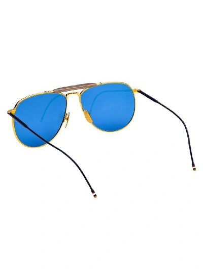 Shop Thom Browne Women's Multicolor Metal Sunglasses