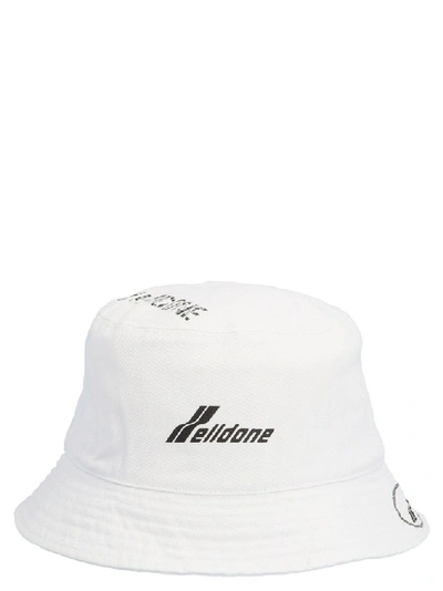 Shop We11 Done We11done Women's White Cotton Hat