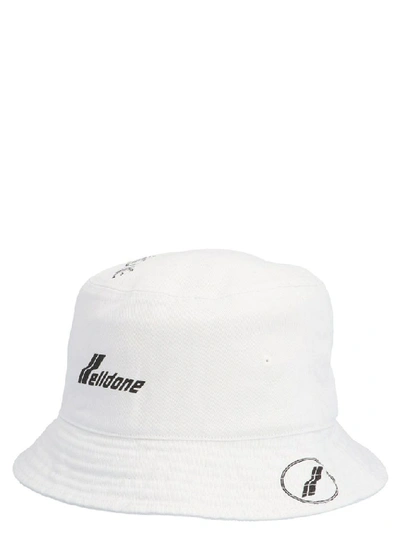 Shop We11 Done We11done Women's White Cotton Hat