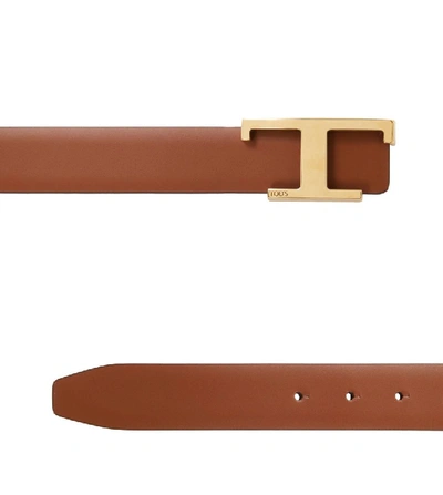 Shop Tod's Women's Brown Leather Belt