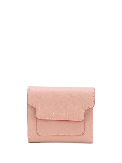 Shop Marni Women's Red Leather Wallet