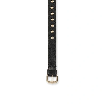 Shop Christian Louboutin Women's Black Leather Belt
