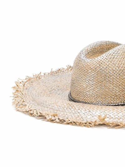 Shop Brunello Cucinelli Women's Beige Canvas Hat
