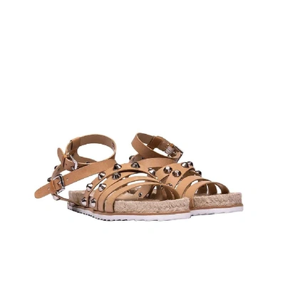 Shop Kendall + Kylie Women's Brown Leather Sandals