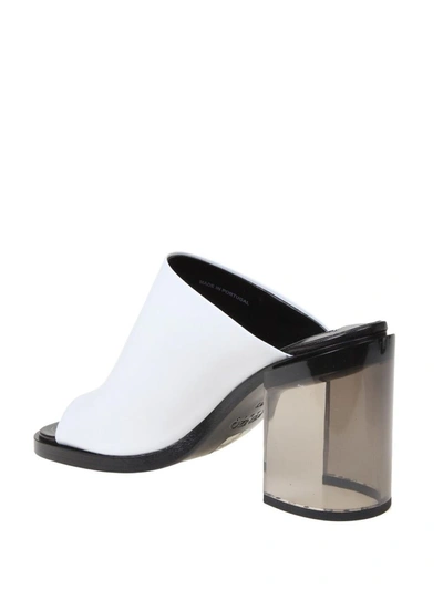 Shop Kenzo Women's White Leather Sandals