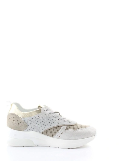 Shop Liu •jo Liu Jo Women's Gold Leather Sneakers