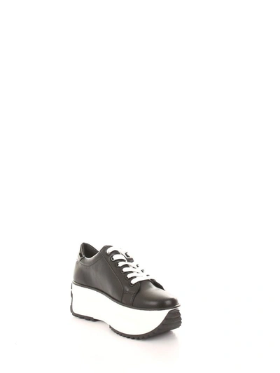 Shop Cult Women's Black Leather Sneakers