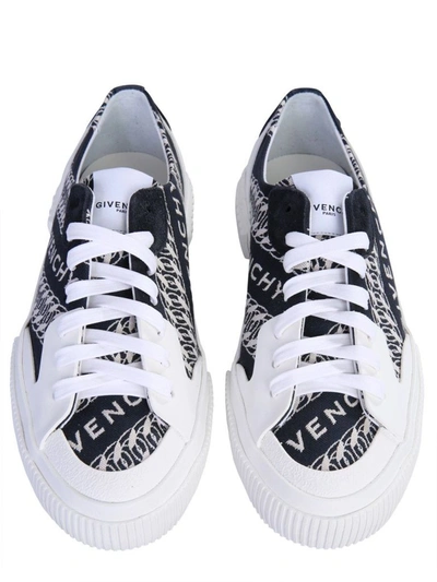 Shop Givenchy Women's Blue Fabric Sneakers