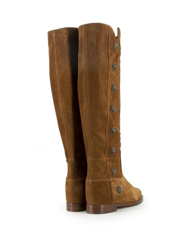 Shop Via Roma 15 Women's Brown Suede Boots