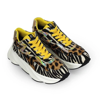 Shop Elena Iachi Women's Multicolor Leather Sneakers