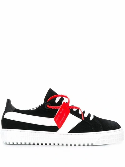 Shop Off-white Women's Black Leather Sneakers