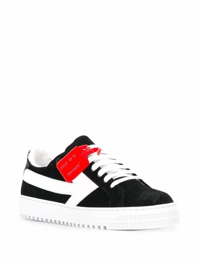 Shop Off-white Women's Black Leather Sneakers