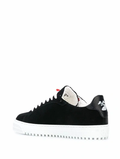 Shop Off-white Women's Black Leather Sneakers