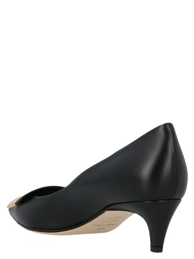 Shop Sergio Rossi Women's Black Leather Pumps