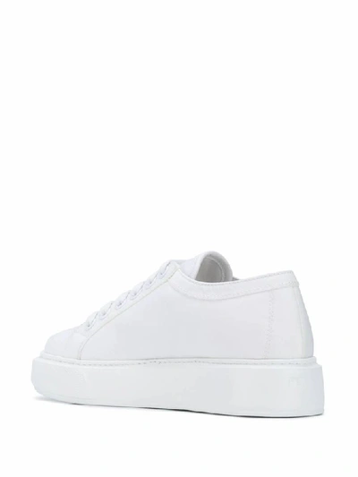 Shop Prada Women's White Polyamide Sneakers