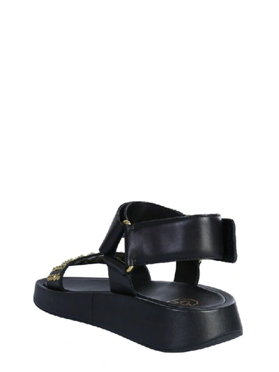 Shop Ash Women's Black Leather Sandals