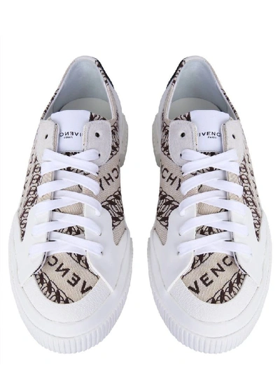 Shop Givenchy Women's Beige Fabric Sneakers