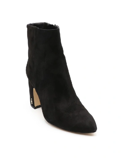 Shop Sam Edelman Women's Black Suede Ankle Boots