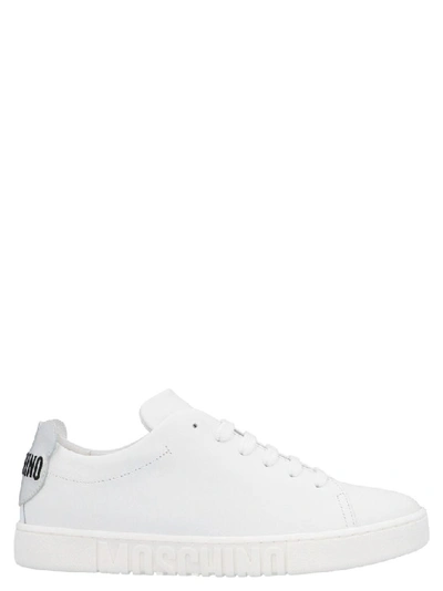 Shop Moschino Women's Multicolor Leather Sneakers