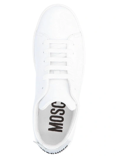 Shop Moschino Women's Multicolor Leather Sneakers