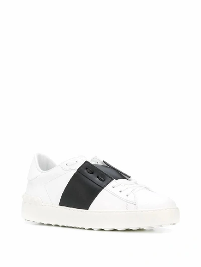 Shop Valentino Women's White Leather Sneakers
