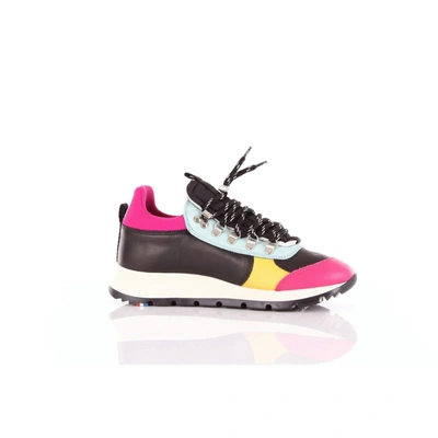 Shop Philippe Model Women's Multicolor Leather Sneakers