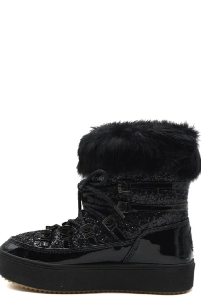 Shop Chiara Ferragni Women's Black Polyurethane Boots