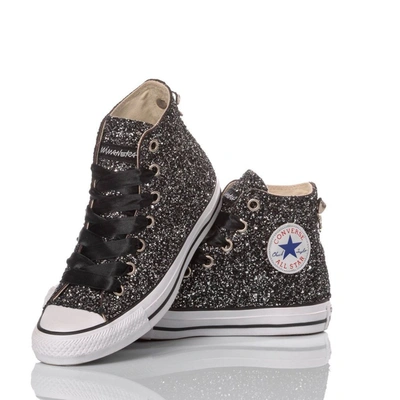 Shop Converse Women's Black Glitter Hi Top Sneakers