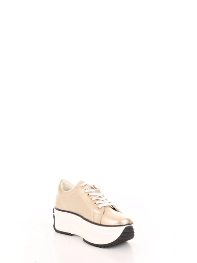 Shop Cult Women's Gold Leather Sneakers