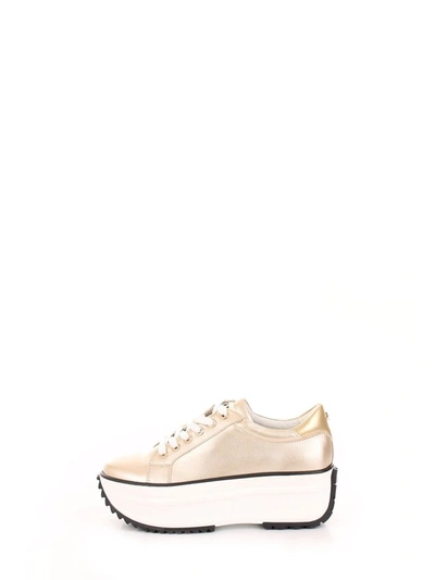 Shop Cult Women's Gold Leather Sneakers