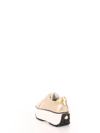 Shop Cult Women's Gold Leather Sneakers